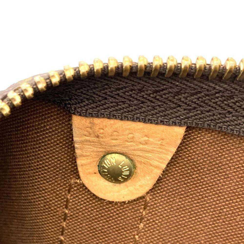 LOUIS VUITTON Brown Monogram Leather Keepall 55 Boston Bag - Picture 8 of 9